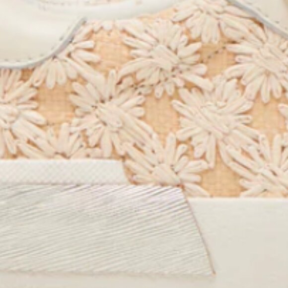 NEW DOLCE VITA  Floral Sneakers Creme Floral Raffia $139 RETAIL  2510 3T7 - Picture 7 of 9